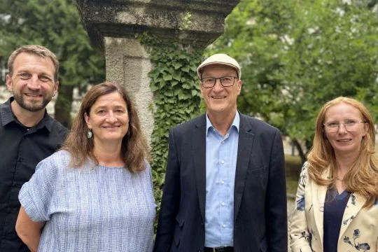 (v.l.n.r.: Thomas Adler, Kirsten Ratheiser, Klaus Müller, Izolda Sabanovic)
