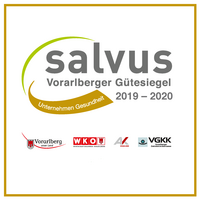 Vorarlberger Gütesiegel salvus - Unternehmen Gesundheit